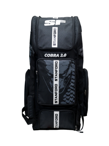 SF Cobra 2.0 Duffle Wheelie Cricket Gear Kit Bag (Black)