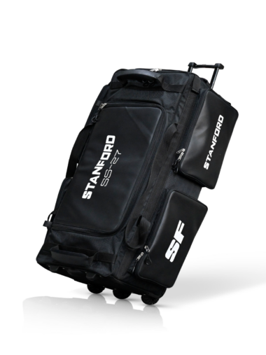 SF SS 27 Cricket Gear Kit Bag (Black) with Trolley