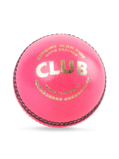 SG Club Cricket Leather Ball (Pink)