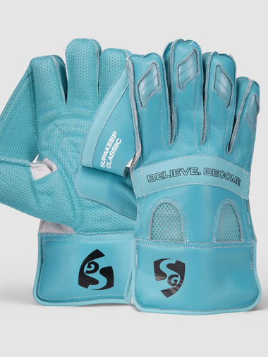 Home - CreePlay SG Supa Keep Classic Wicket Keeping Gloves (Blue)