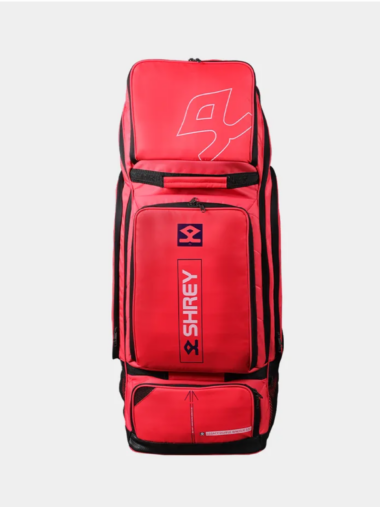 Shrey Legacy 120 Duffle Wheelie Cricket Kit Bag (Red)