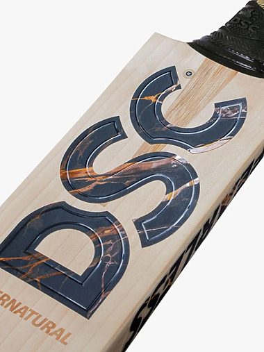 DSC Super Natural English Willow Cricket Bat-(Black Marble)