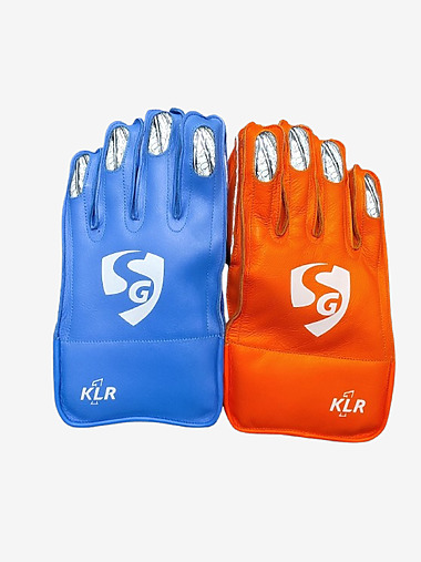 SG KLR 1 Wicket Keeping Gloves (Blue & Orange)