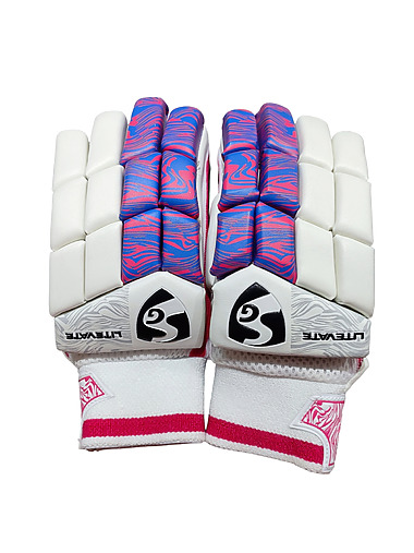 SG Litevate Cricket Batting Gloves (Youth)-Cut/Split
