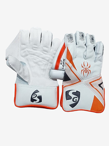 SG RP 17 League Wicket Keeping Gloves (Orange & White)