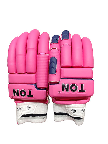 SS TON IPL Series Cricket Batting Gloves-(Pink)