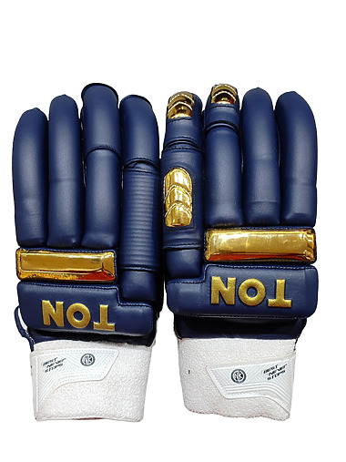 SS TON IPL Series Cricket Batting Gloves-(Blue)