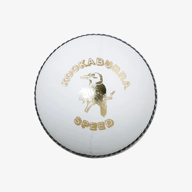 Kookaburra Speed Cricket Leather Ball (White)