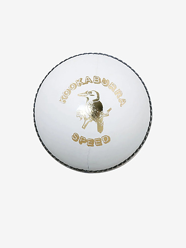 Kookaburra Speed Cricket Leather Ball (White)