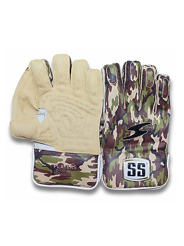 SS Players Wicket Keeping Gloves (Camo)