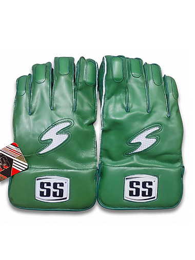SS Players Wicket Keeping Gloves (Green)