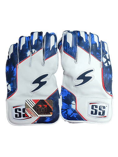 SS Players Wicket Keeping Gloves (White)