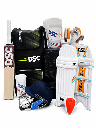 DSC Premium Range : Complete Youth Cricket Kit (Size 6)