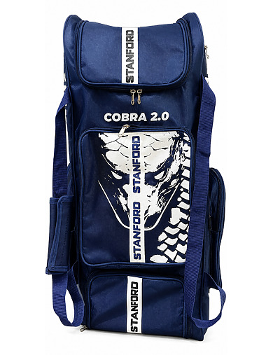 SF Cobra 2.0 Duffle Wheelie Cricket Kit Bag (Blue)