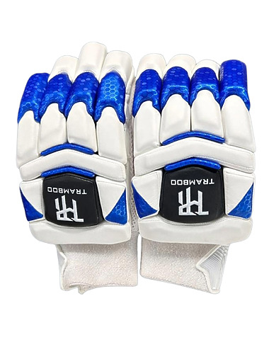 Tramboo Alpine Cricket Batting Gloves (Cut/Split)-Blue