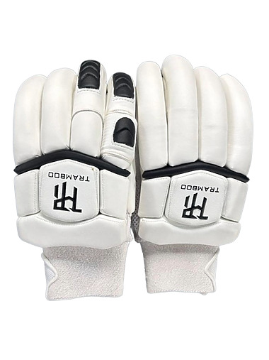 Tramboo Classic Cricket Batting Gloves (Sausage)-Black